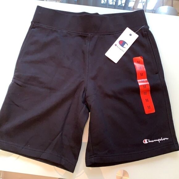 Champion shorts NWT medium black knit - Picture 1 of 8